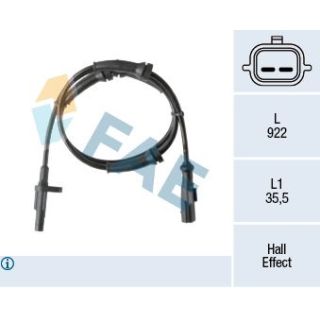 Jutiklis, rato greitis FAE 78513