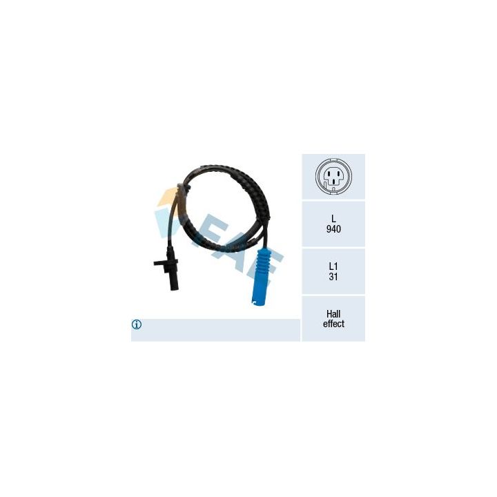 Jutiklis, rato greitis FAE 78536