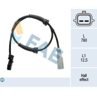 Jutiklis, rato greitis FAE 78537