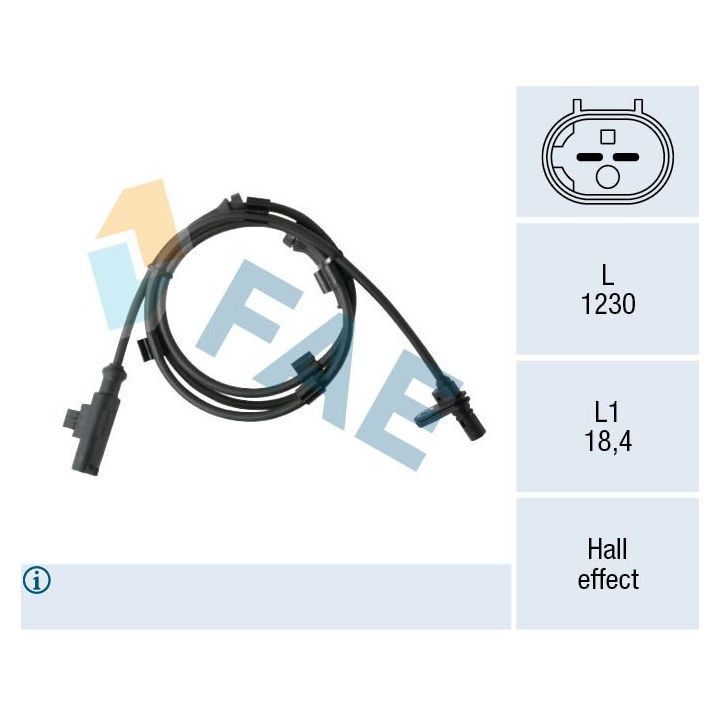 Jutiklis, rato greitis FAE 78542