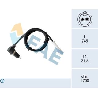 Jutiklis, rato greitis FAE 78555