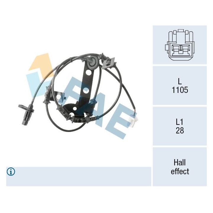 Jutiklis, rato greitis FAE 78568