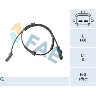 Jutiklis, rato greitis FAE 78569