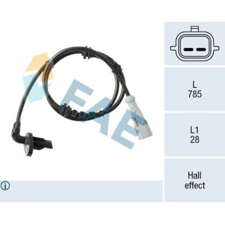 Jutiklis, rato greitis FAE 78592