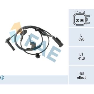 Jutiklis, rato greitis FAE 78608