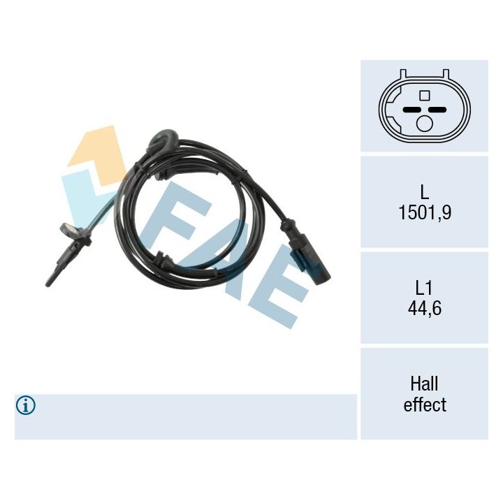 Jutiklis, rato greitis FAE 78615