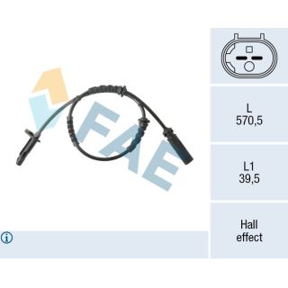 Jutiklis, rato greitis FAE 78617