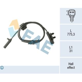 Jutiklis, rato greitis FAE 78685