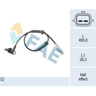 Jutiklis, rato greitis FAE 78716