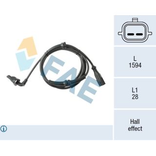 Jutiklis, rato greitis FAE 78718