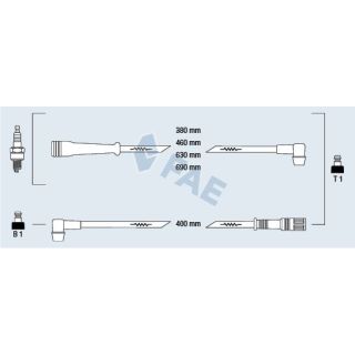 Uždegimo laido komplektas FAE 83170