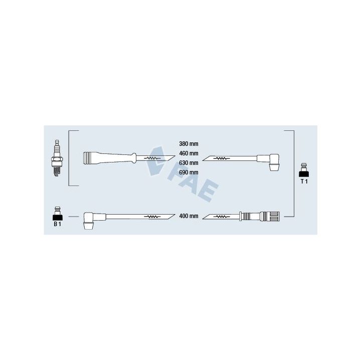 Uždegimo laido komplektas FAE 83170
