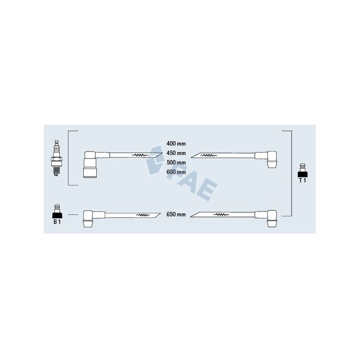 Uždegimo laido komplektas FAE 83190