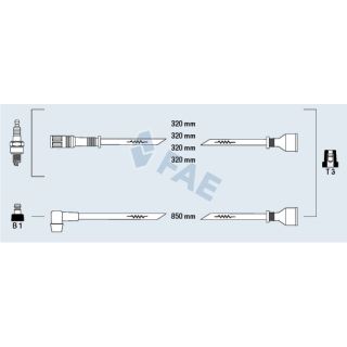 Uždegimo laido komplektas FAE 83220