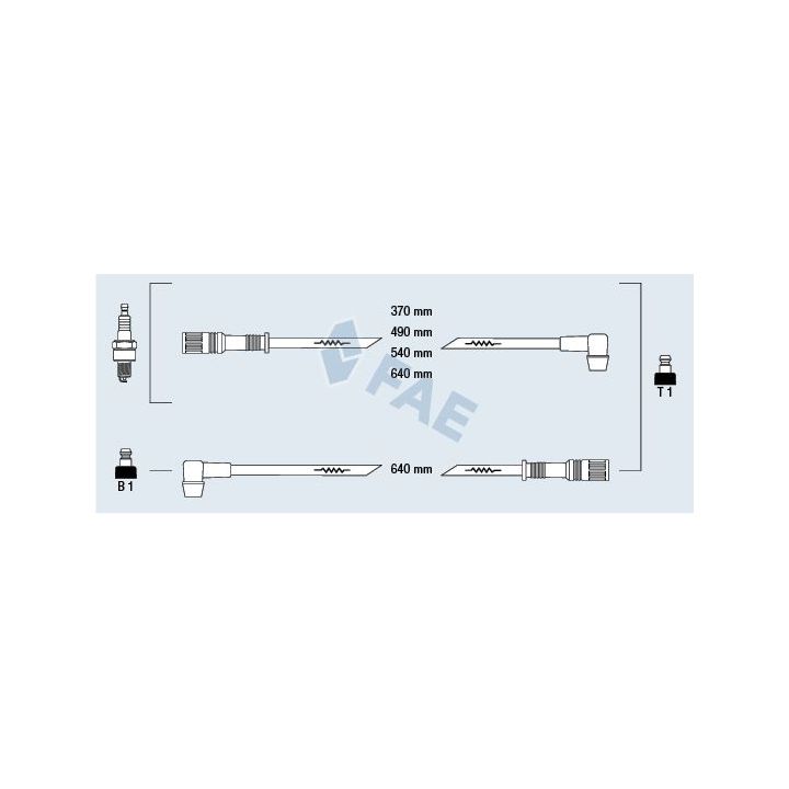 Uždegimo laido komplektas FAE 83230