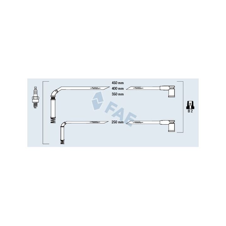 Uždegimo laido komplektas FAE 85126