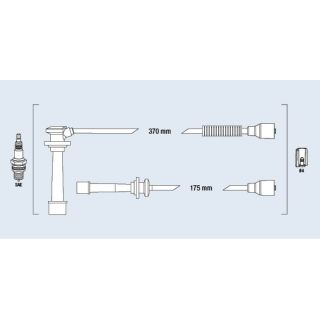 Uždegimo laido komplektas FAE 85148