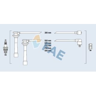 Uždegimo laido komplektas FAE 85149