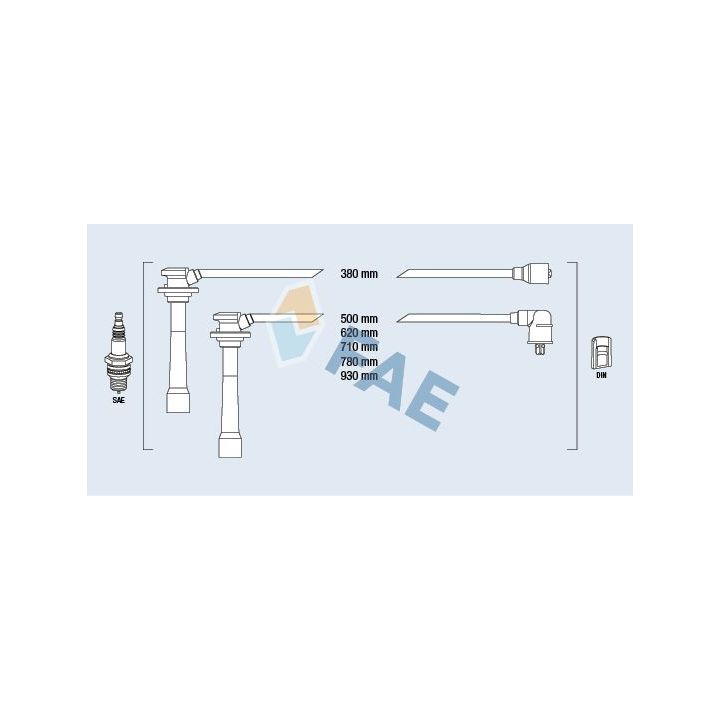 Uždegimo laido komplektas FAE 85149