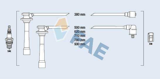 Uždegimo laido komplektas FAE 85149