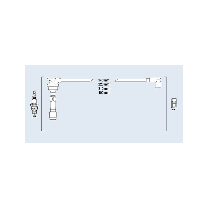 Uždegimo laido komplektas FAE 85397