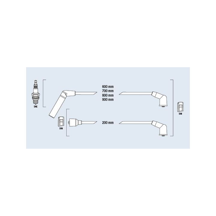 Uždegimo laido komplektas FAE 85398