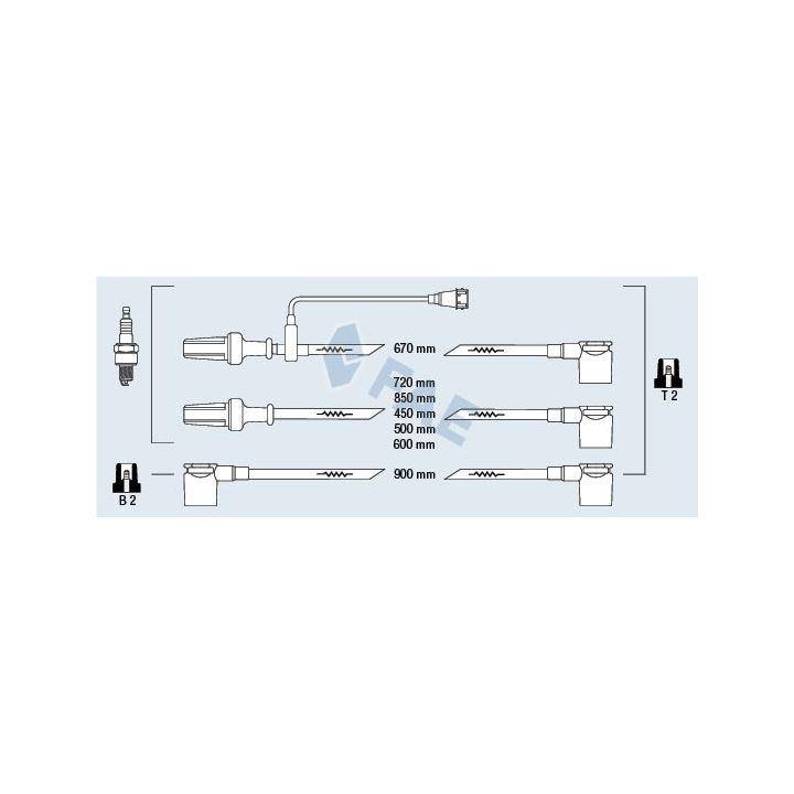 Uždegimo laido komplektas FAE 85590
