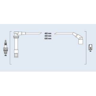 Uždegimo laido komplektas FAE 85768
