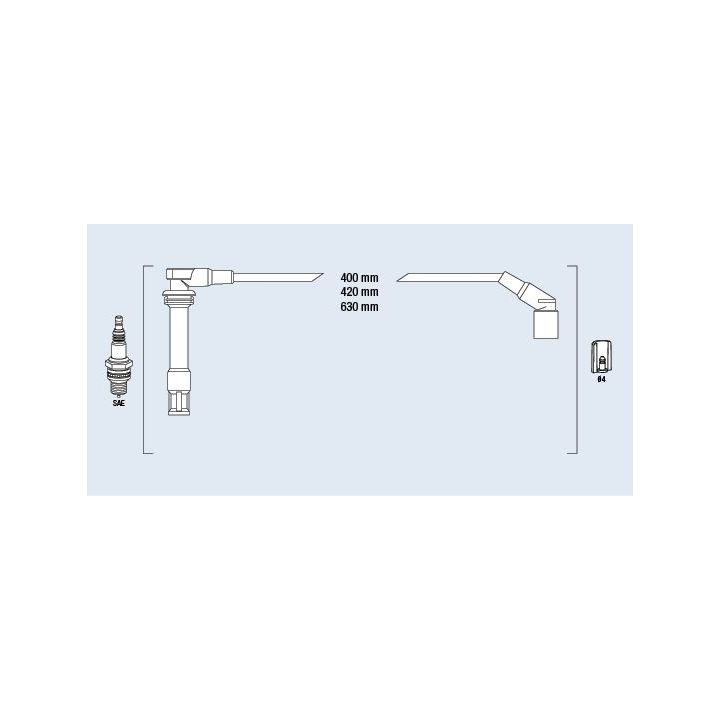 Uždegimo laido komplektas FAE 85768