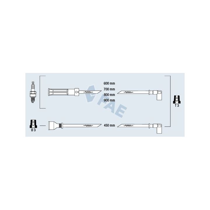 Uždegimo laido komplektas FAE 86030