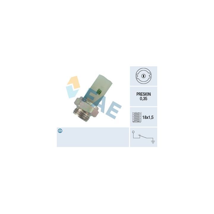 Alyvos slėgio jungiklis FAE 12380