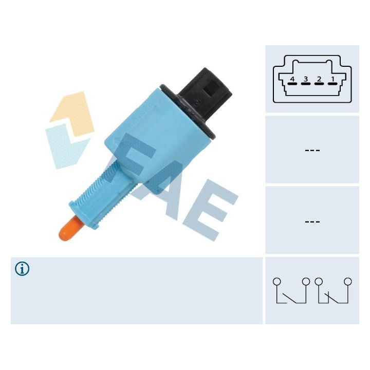 Stabdžių žibinto jungiklis FAE 24888