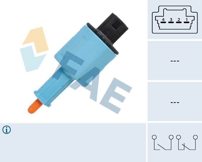 Stabdžių žibinto jungiklis FAE 24888