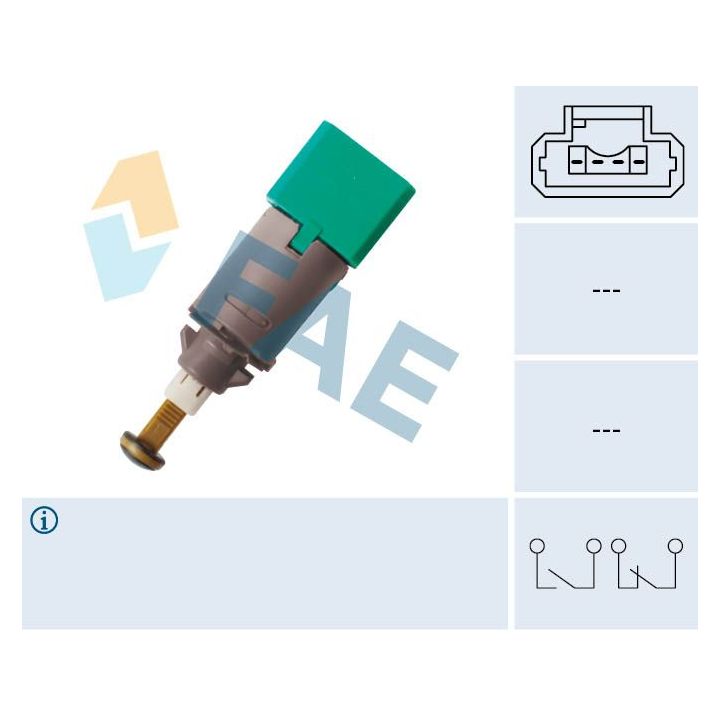 Stabdžių žibinto jungiklis FAE 24904