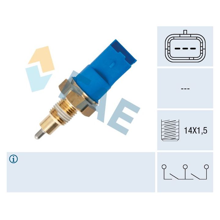 Jungiklis, atbulinės eigos žibintas FAE 40998