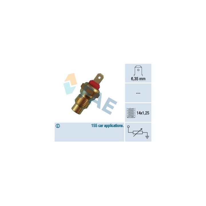 Siuntimo blokas, aušinimo skysčio temperatūra FAE 31370