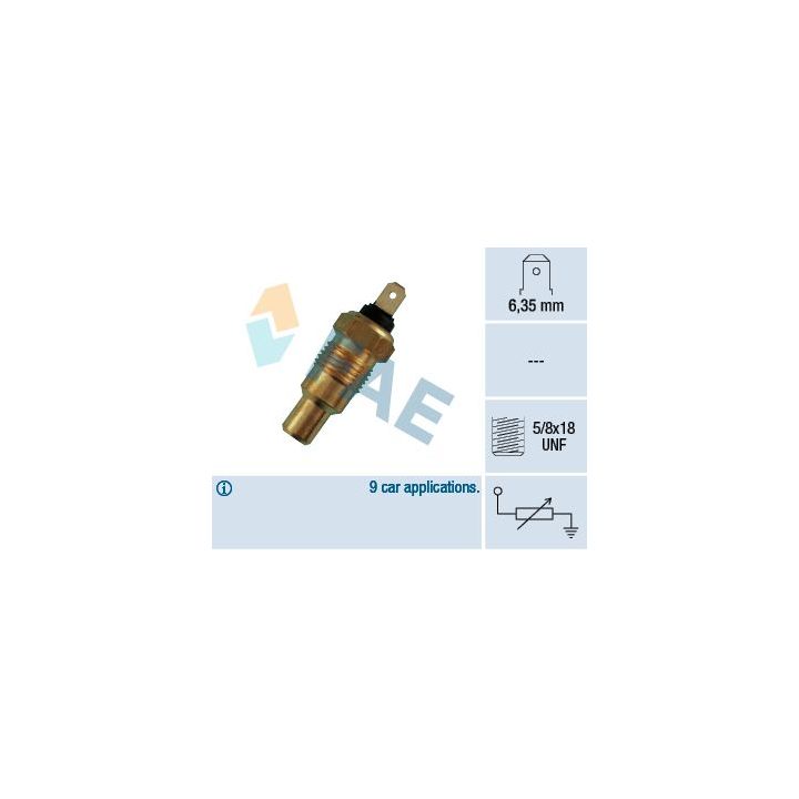 Siuntimo blokas, aušinimo skysčio temperatūra FAE 31490