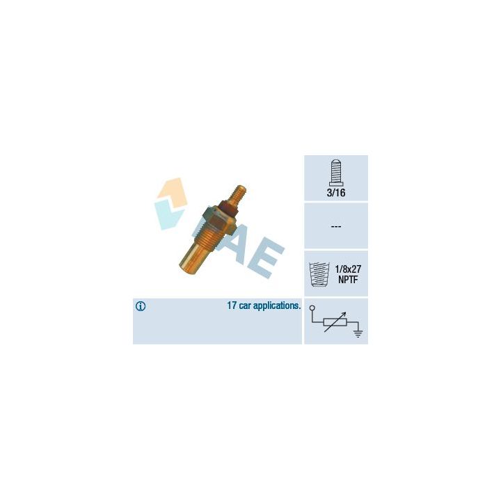 Siuntimo blokas, aušinimo skysčio temperatūra FAE 32020