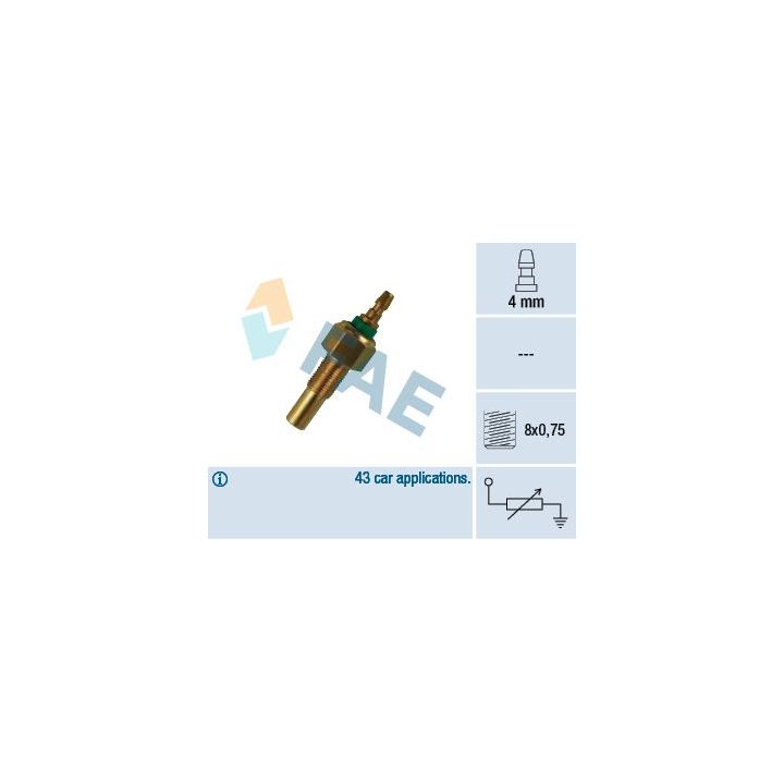Siuntimo blokas, aušinimo skysčio temperatūra FAE 32170