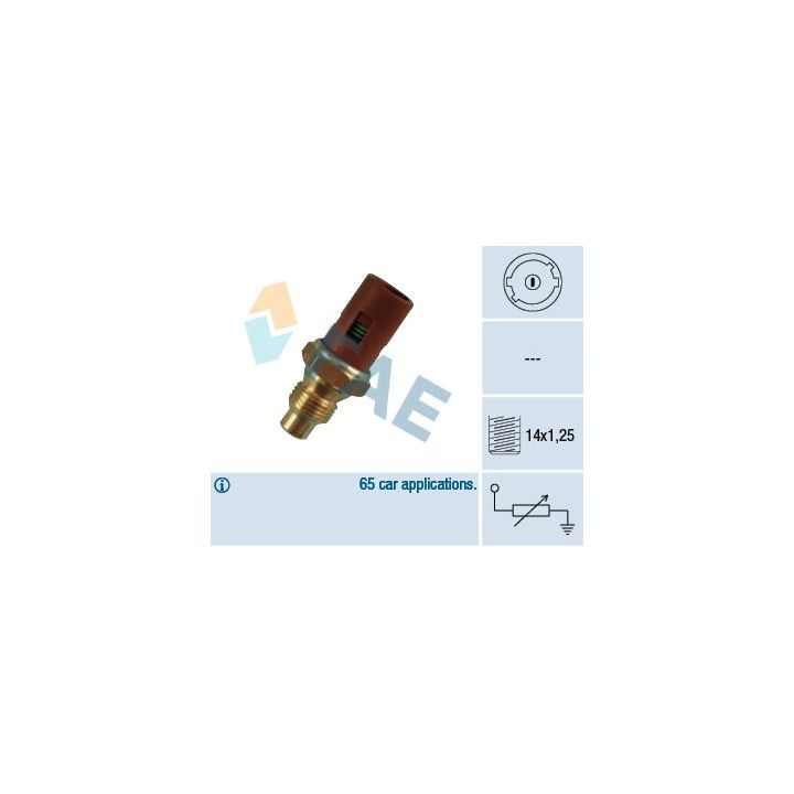 Siuntimo blokas, aušinimo skysčio temperatūra FAE 32240