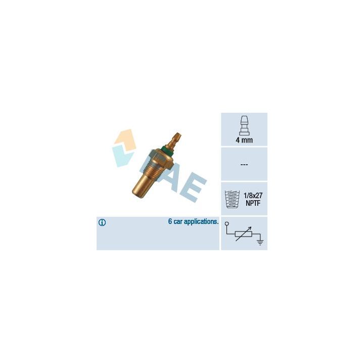 Siuntimo blokas, aušinimo skysčio temperatūra FAE 32470