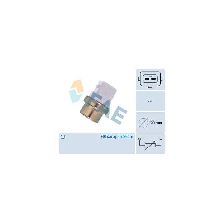 Siuntimo blokas, aušinimo skysčio temperatūra FAE 32600