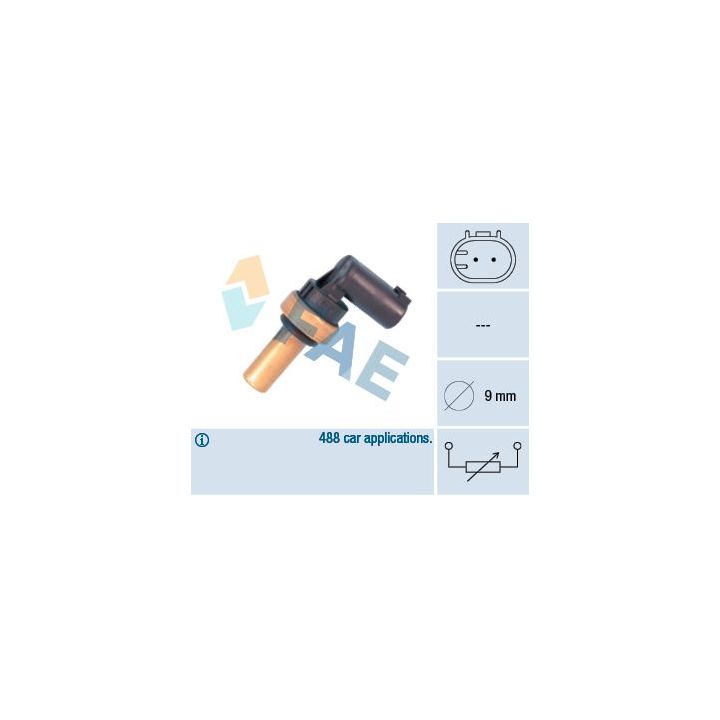 Siuntimo blokas, aušinimo skysčio temperatūra FAE 32710