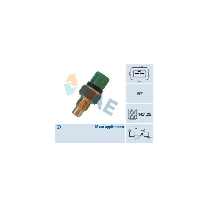 Siuntimo blokas, aušinimo skysčio temperatūra FAE 34430