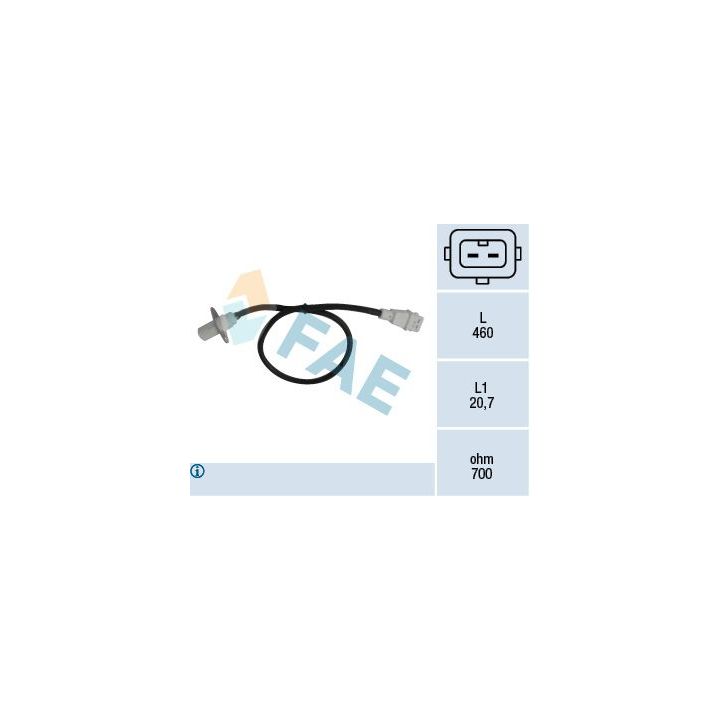 Jutiklis, alkūninio veleno impulsas FAE 79002