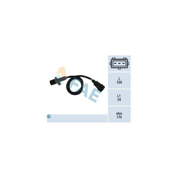 Jutiklis, alkūninio veleno impulsas FAE 79004