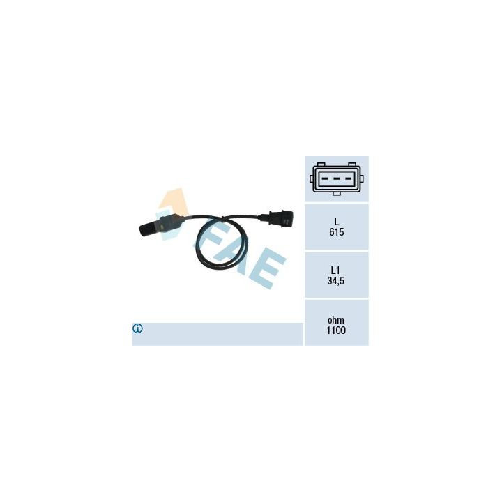 Jutiklis, alkūninio veleno impulsas FAE 79005