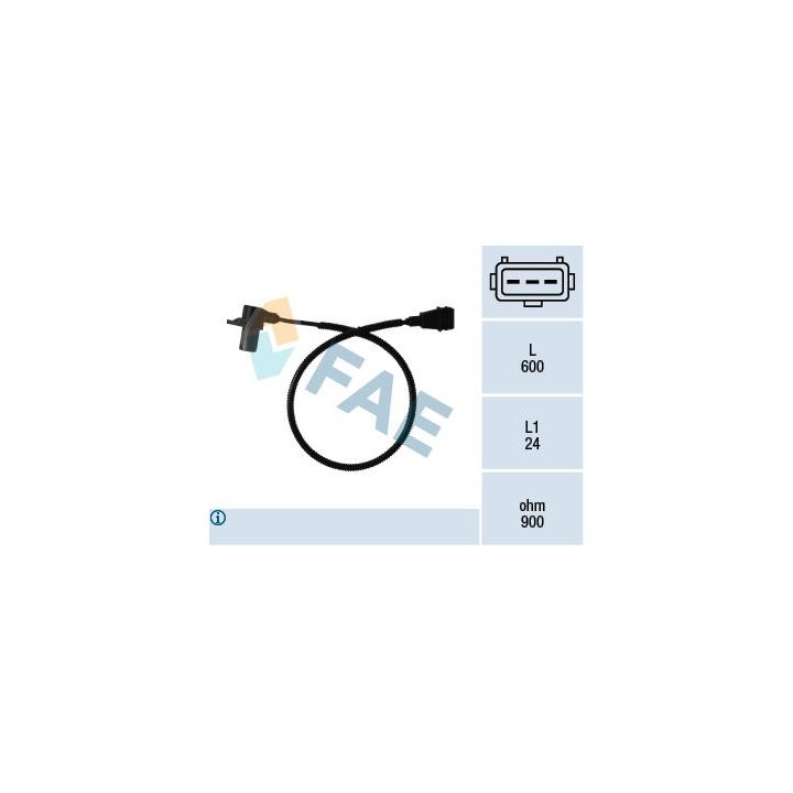 Jutiklis, alkūninio veleno impulsas FAE 79011