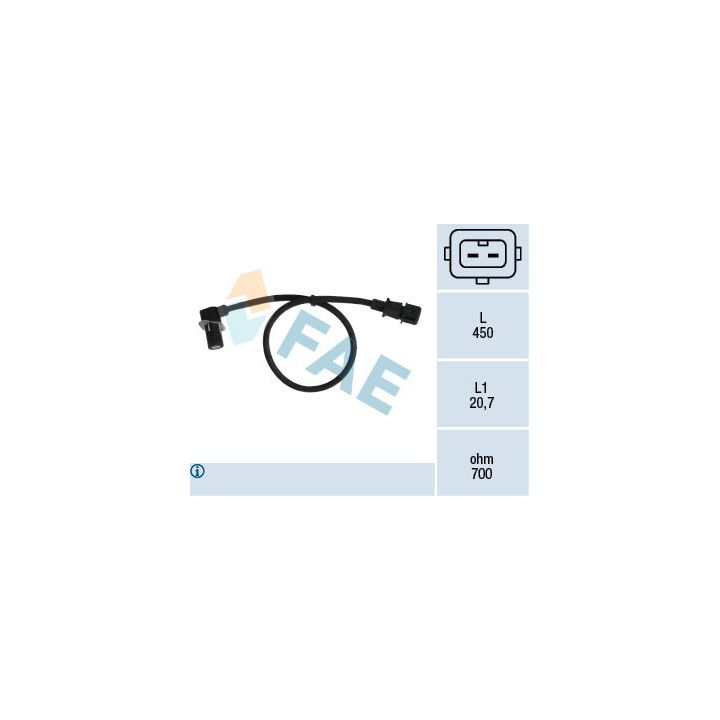 Jutiklis, alkūninio veleno impulsas FAE 79012