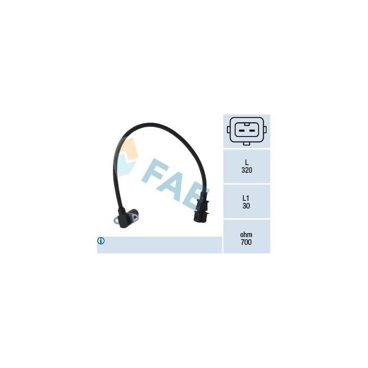 Jutiklis, alkūninio veleno impulsas FAE 79014